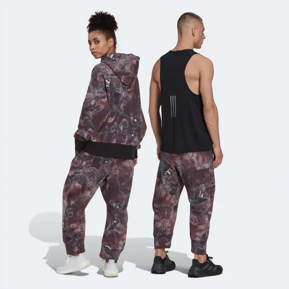 Adidas Parley 7/8 Joggers Ocean Drop Crotch Harem Pants Limited Organic Cotton - Picture 2 of 12